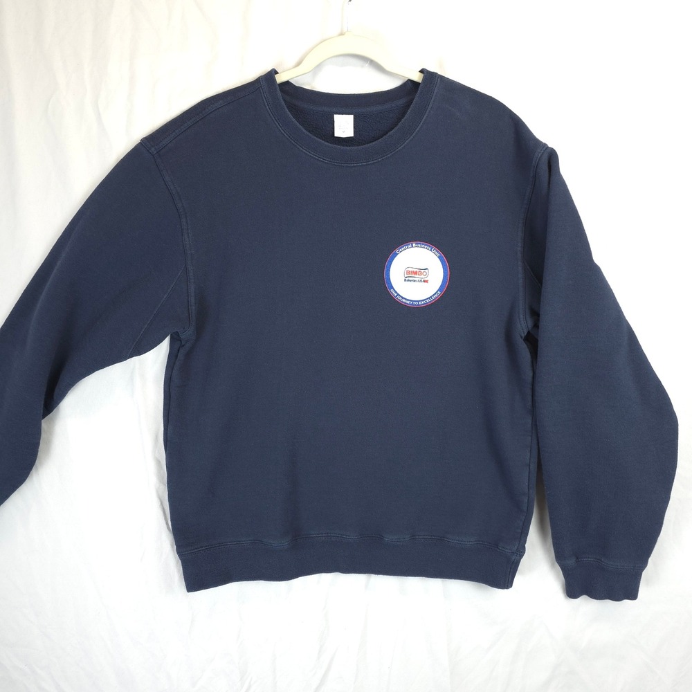Bimbo Bakeries USA Central‎ Business Unit Crewneck Sweatshirt Navy Blue Size M